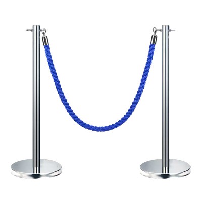 金柯雙耳掛繩一米線護欄酒店迎賓柱欄杆座警戒圍欄展廳警示線