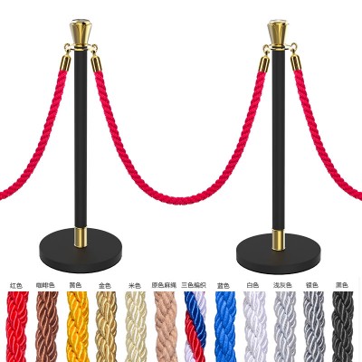 金柯掛繩迎賓柱護欄一米線隔離禮賓桿排隊欄杆圍欄警戒線帶柱