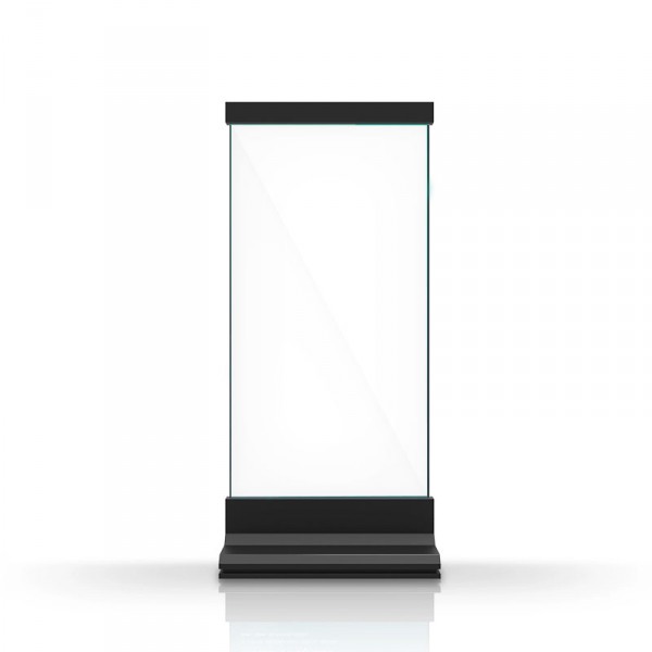 金柯玻璃廣告牌透明展示牌立式宣傳海報架金屬鋼化玻璃指示牌